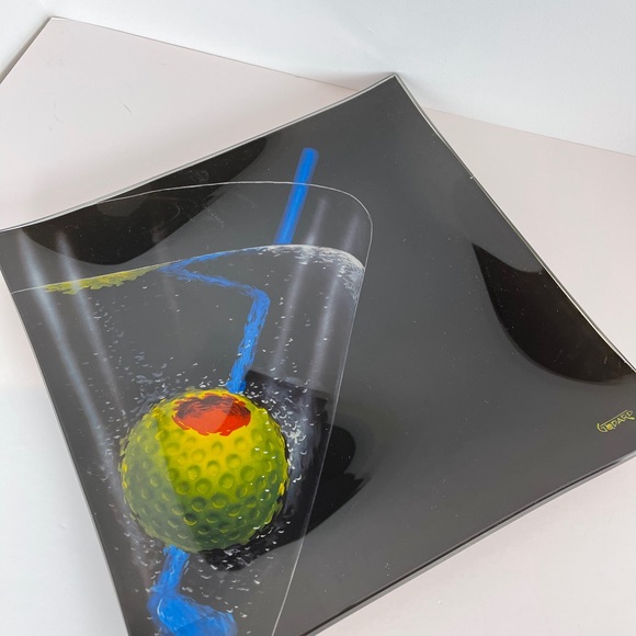 Glass Tray by Michael Godard “Fore” - Picture 5 of 12
